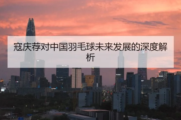 寇庆荐对中国羽毛球未来发展的深度解析